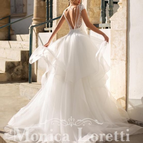 Monica Loretti wedding dress NWT Deodata 4550 - Picture 2 of 7